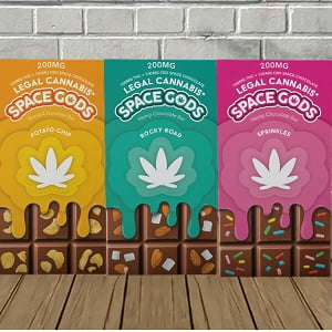 Space Gods Delta 9 Chocolate Bar 