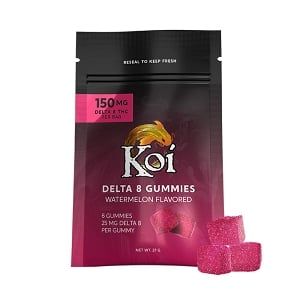 Koi D8 Gummies Bag of 6
