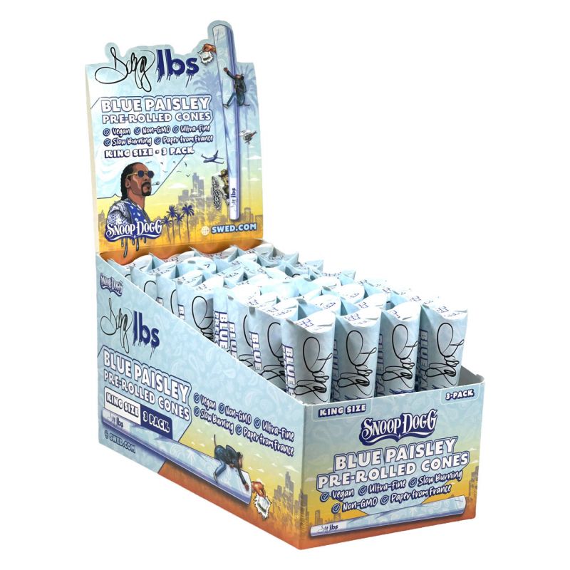 Dogg LBS Blue Paisley Cones