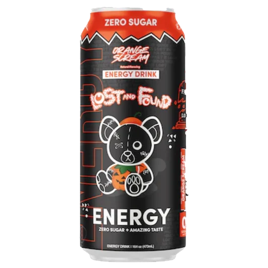 Lost and Found Zero Sugar Energy Drink Orange Scream