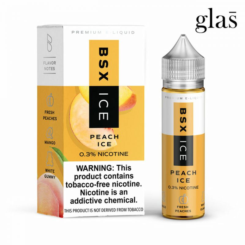 60ml Peach Ice by Glas Basix 